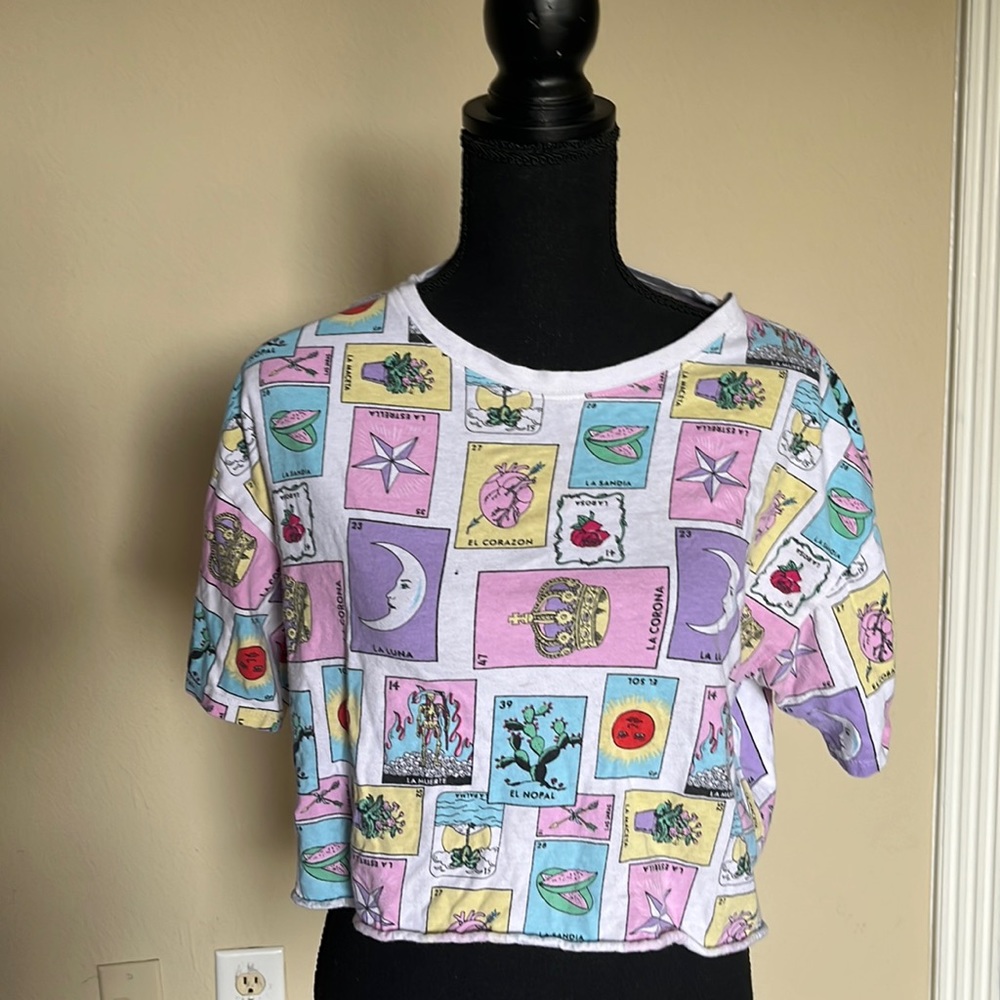 Lotería crop top